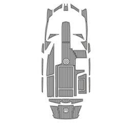 2015-2017 Axis A22 Eva Foam Boat Flooring Faux Teak Boat Deck Foam Boat Decking Marine Mat Cockpit Swim Platform Pads Hzchione Light Gray Black