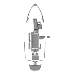 2019 Malibu 25 LSV Eva Foam Boat Flooring Faux Teak Boat Deck Foam Boat Decking Marine Mat Cockpit Swim Platform Pads Hzchione Light Gray Black