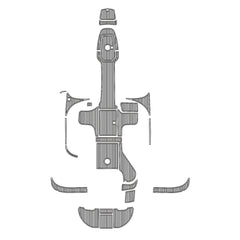 2006 Sea Ray Sundancer 240 Eva Foam Boat Flooring Faux Teak Boat Deck Foam Boat Decking Marine Mat Cockpit Swim Platform Pads Hzchione Light Gray Black