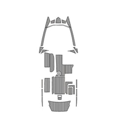 2012-2016 Malibu 22 MXZ Eva Foam Boat Flooring Faux Teak Boat Deck Foam Boat Decking Marine Mat Cockpit Swim Platform Pads Hzchione Light Gray Black
