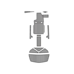 2012-2018 Tige Z1 Eva Foam Boat Flooring Faux Teak Boat Deck Foam Boat Decking Marine Mat Cockpit Swim Platform Pads Hzchione Light Gray Black