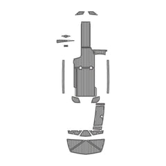 2010-2017 Tige RZ4 Eva Foam Boat Flooring Faux Teak Boat Deck Foam Boat Decking Marine Mat Cockpit Swim Platform Pads Hzchione Light Gray Black