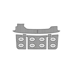 1999 Sea Ray 400 Eva Foam Boat Flooring Faux Teak Boat Deck Foam Boat Decking Marine Mat Cockpit Swim Platform Pads Hzchione Light Gray Black