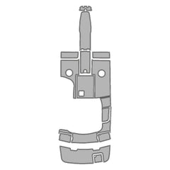 2001 Chaparral 220 SSI Swim Platform Cockpit Pad EVA Synthetic Teak Decking Boats Mat Hzchione Light Gray Black Brushed