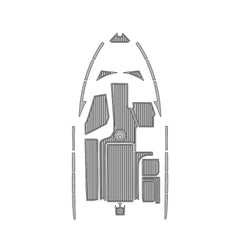 2015-2017 Malibu 23 LSV Eva Foam Boat Flooring Faux Teak Boat Deck Foam Boat Decking Marine Mat Cockpit Swim Platform Pads Hzchione Light Gray Black