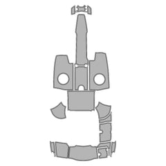 2013 Chaparral 226 SSI Swim Platform Cockpit Pad EVA Teak Decking Boats Mat Hzchione Light Gray Black Brushed