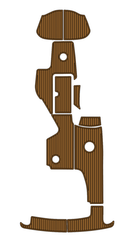 1999 Tahoe 220 Deck Traction Mats Eva Foam Boat Flooring Marine Decking Hzchione Brown Black