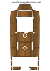 Boston Whaler Dauntless 22 Swim Platform Cockpit Traction Mats Eva Foam Boat Flooring Marine Decking
