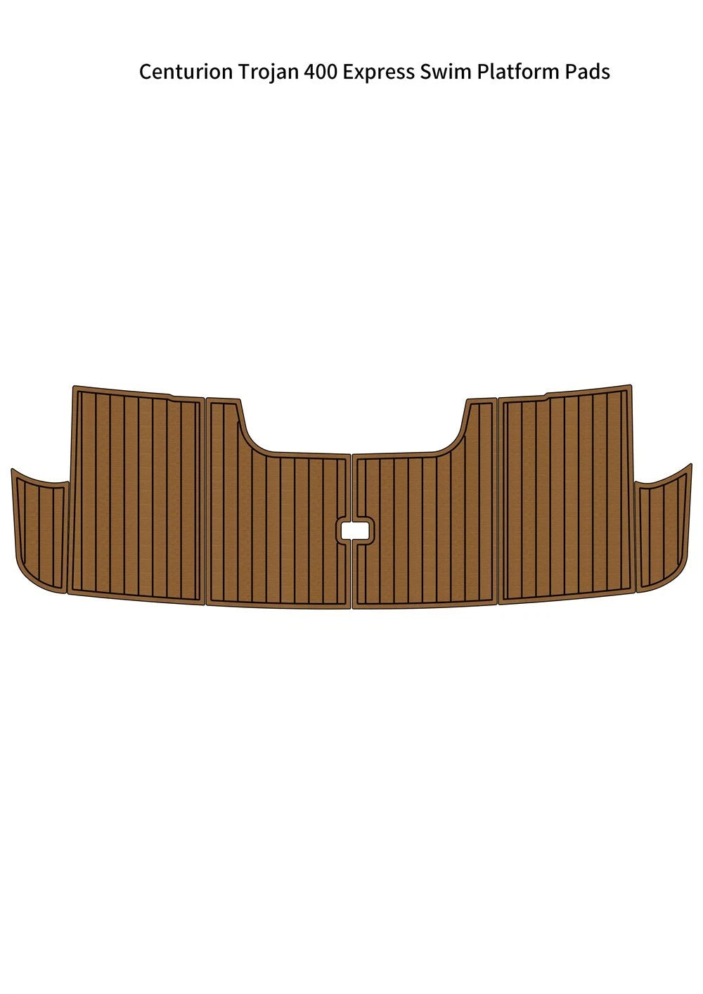 Centurion Trojan 400 Express Swim Platform Pad Traction Mats Eva Foam Boat Flooring Marine Decking Hzchione