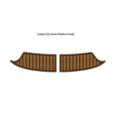 Cobalt 232 Swim Platform Step Pad Traction Mats Eva Foam Boat Flooring Marine Decking Hzchione