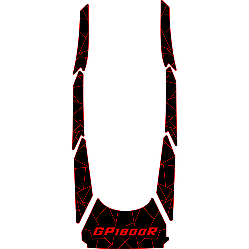 2021-2024 Yamaha GP1200R GP1300R GP1800R EVA Foam Boat Flooring Jet Ski Traction Mats Hzchione Black Red