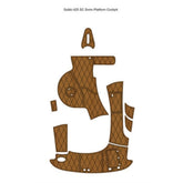 Gobbi 425 SC Swim Platform Cockpit Traction Mats Eva Foam Boat Flooring Marine Decking Hzchione