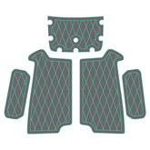 1991-1993 Kawasaki SC Jet Ski Boat Flooring EVA Foam Decking Traction Mat Hzchione Dark Gray Turquoise Blue