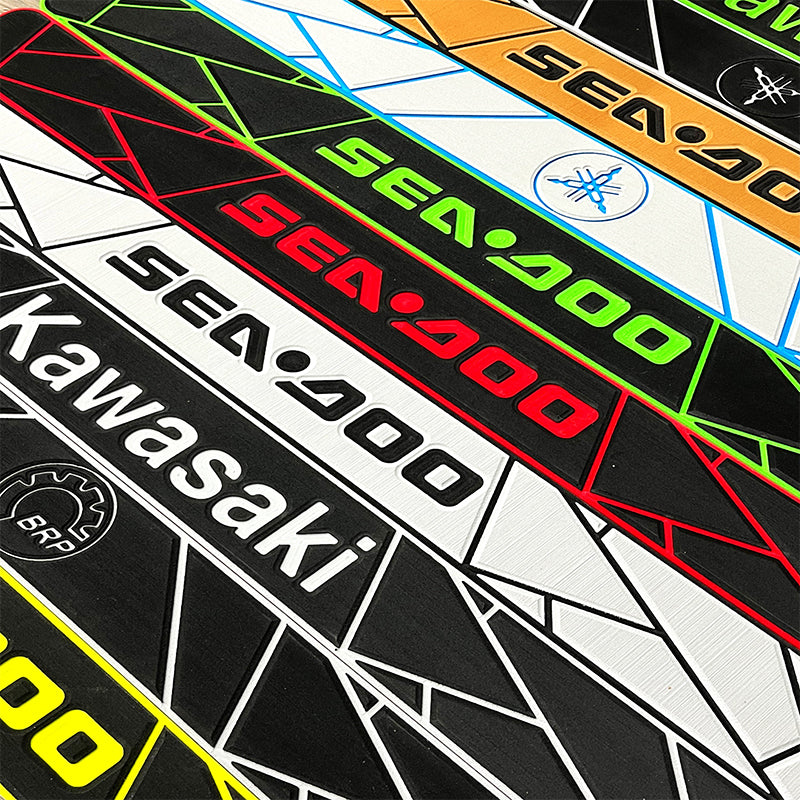 Hzchione PWC Traction Gunnel Pad Non-Slip Jet Ski Side Mat Hzchione