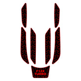 2002-2007 Honda F12 F12X Jet Ski Boat Flooring EVA Foam Decking Sheet Traction Mat Hzchione Black Red-Herringbone