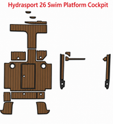 Hydrasport 26 Swim Platform Cockpit Traction Mats Eva Foam Boat Flooring Marine Decking Hzchione