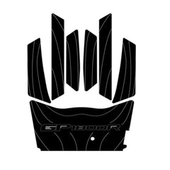 2017-2020 Yamaha GP1800 EVA Foam Boat Flooring Jet Ski Traction Mats Hzchione Black Gray-GP1800R