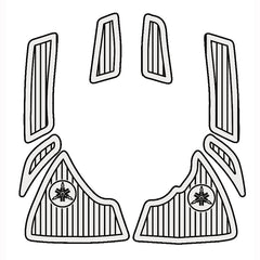 Yamaha Waveblaster Wb800 EVA Foam Boat Flooring Jet Ski Traction Mats Hzchione