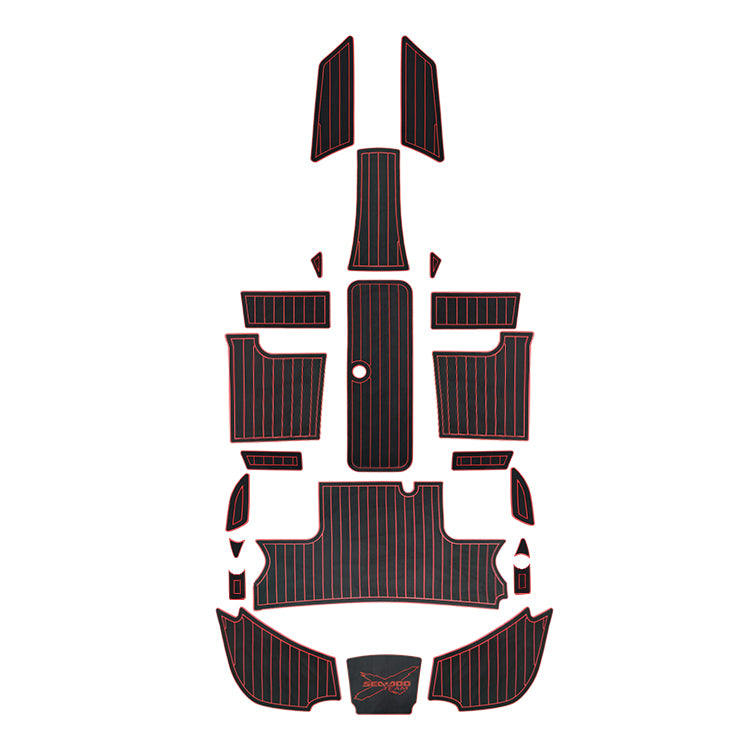 2004-2012 Sea Doo Speedster 200 Traction Mats Eva Foam Boat Flooring Marine Decking Hzchione Black Red