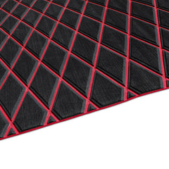 Hzchione EVA Foam Boat Flooring Diamond Pattern Deck Mats 6mm Non-Slip Faux Teak Marine Floor Mats for Yacht Motorboat RV Golf Cart Pool Cooler Top Hzchione