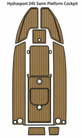 Mako 25 A Swim Platform Cockpit Traction Mats Eva Foam Boat Flooring Marine Decking Hzchione