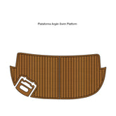 Plataforma Argan Swim Platform Traction Mats Eva Foam Boat Flooring Marine Decking Hzchione