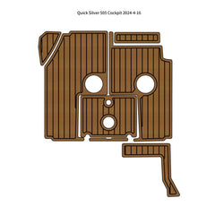 Quick Silver 505 Cockpit Pad Boat EVA Foam Faux Traction Mats Eva Foam Boat Flooring Marine Decking Hzchione