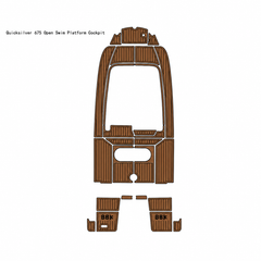 Quicksilver 675 Open Swim Platform Cockpit Mat Traction Mats Eva Foam Boat Flooring Marine Decking