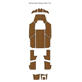 Sal Sun 2021 Flooring Boat EVA Faux Teak Deck Floor Pad Traction Mats Eva Foam Boat Flooring Marine Decking Hzchione