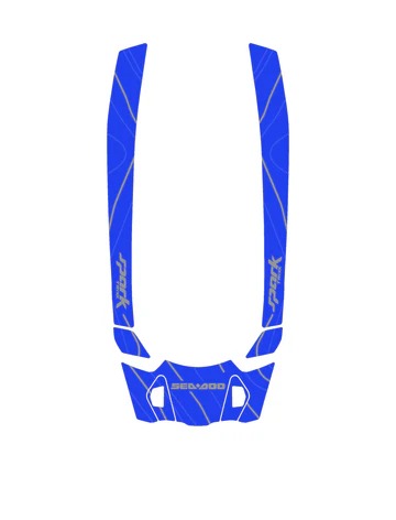 2025 Sea Doo SPARK TRIXX 2 UP Customize Jet Ski Mats Non-Slip Motorboat Traction Mat Hzchione Blue Black