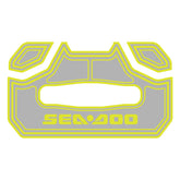 Sea-Doo 4.2 Gal (16 L) LINQ Cooler Pad Charcoal Gray Neon Yellow Hzchione Light Gray Neon Yellow