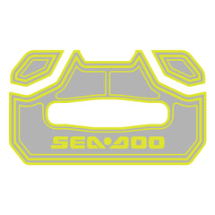 Sea-Doo 4.2 Gal (16 L) LINQ Cooler Pad Charcoal Gray Neon Yellow Hzchione Light Gray Neon Yellow