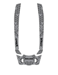 2024 Sea Doo SPARK TRIXX 1 & 2 UP Customize Jet Ski Mats Non-Slip Motorboat Traction Mat Hzchione Light Gray Black