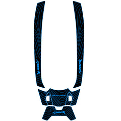 2024-2025 Sea Doo SPARK TRIXX 3 UP Customize Jet Ski Mats Non-Slip Motorboat Traction Mat Hzchione Black Blue