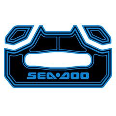 Sea-Doo 4.2 Gal (16 L) LINQ Cooler Pad Charcoal Gray Neon Yellow Hzchione Black Blue