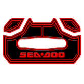 Sea-Doo 4.2 Gal (16 L) LINQ Cooler Pad Charcoal Gray Neon Yellow Hzchione Black Red