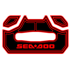 Sea-Doo 4.2 Gal (16 L) LINQ Cooler Pad Charcoal Gray Neon Yellow Hzchione Black Red