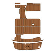 1995 Sea Ray 370 Sundancer Eva Foam Boat Flooring Faux Teak Boat Deck Foam Boat Decking Marine Mat Cockpit Swim Platform Pads Hzchione Light Brown Black