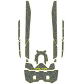 2025 Sea Doo Fish Pro Trophy Customize Jet Ski Mats Foam Boat Decking Kits Hzchione Dark Gray Neon Yellow-Irregular Line