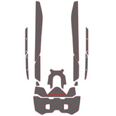 2025 Sea Doo Fish Pro Trophy Customize Jet Ski Mats Foam Boat Decking Kits Hzchione Dark Gray Red-Fish Scale