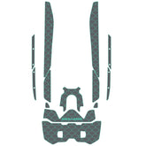 2025 Sea Doo Fish Pro Trophy Customize Jet Ski Mats Foam Boat Decking Kits Hzchione Dark Gray Turquoise Blue-Fish Scale