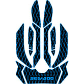 2017-2019 Sea Doo GTR-X 230 Customize Jet Ski Mats Non-Slip Motorboat Traction Mat Hzchione Black Blue