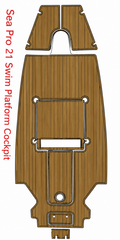Sea Pro 21 Swim Platform Cockpit Traction Mats Eva Foam Boat Flooring Marine Decking Hzchione