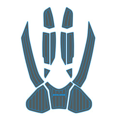 2016-2017 Sea Doo RXT-X 300 Customize Jet Ski Mats Non-Slip Motorboat Traction Mat Hzchione Black Blue