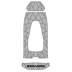 1994 Sea Doo Explorer Eva Foam Boat Flooring Boat Decking Hzchione Light Gray Black