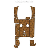 Sessa Key Largo 24 Swim Platform Cockpit Traction Mats Eva Foam Boat Flooring Marine Decking Hzchione