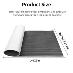 Outdoor EVA Foam Stair Treads, Waterproof Peel-and-Stick Step Pads Hzchione