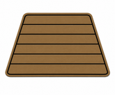2014 Malibu 21 VLX Trapezoid Pad Traction Mats Eva Foam Boat Flooring Marine Decking Hzchione