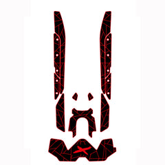 2025 Sea Doo RXT-X Customize Jet Ski Mats Non-Slip Motorboat Traction Mat Hzchione Black Red-Chaotic Texture-X