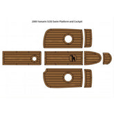 2000 Yamarin 5150 Swim Platform and Cockpit Traction Mats Eva Foam Boat Flooring Marine Decking Hzchione
